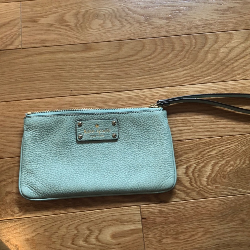 Mint Green Kate Spade Wristlet